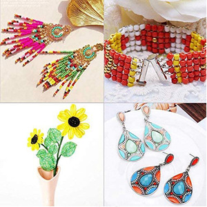 Kits de cuentas de semillas de vidrio de 24 colores, Kit de fabricación de pulseras DIY, accesorios para collares, Material de cuentas de rompecabezas, fabricación de joyas - Product Image 5