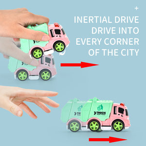 Vente en gros de mini voitures miniatures moulées sous pression, camions de <span class=keywords><strong>garage</strong></span> à friction, véhicules jouets pour enfants - Product Image 3