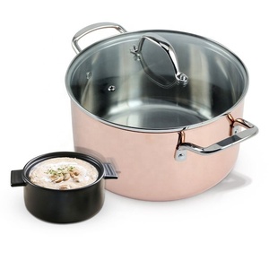Factory Price Wholesale Luxury Tri-ply Stainless Steel Stock <b>Pot</b> <b>Induction</b> Ready <b>for</b> Home & Commercial Use - Product Image 1