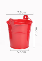Fashion Kawayi Mini 5.5*7.5*8cm ember logam warna-warni yang disukai pesta, pot bunga 3 inci-ukuran sedang