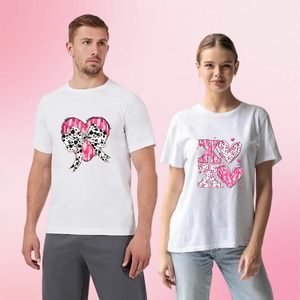 Valentine's 3 Sheet Iron-On Heart Bow XOXO Design Heat Transfer Printed Polyvinyl Chloride Patches for T-Shirts Hats Jackets DIY - Product Image 4