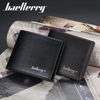 Dompet Kulit Pria Korea Merk Mans Wallet Dompet Uang dan Kartu dengan Tali Pergelangan Tangan