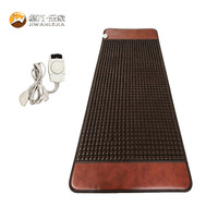 Tapis de massage chauffant en pierre de tourmaline brune Jiwan Lejia pour soulager la fatigue et améliorer le sommeil (vente en gros)
