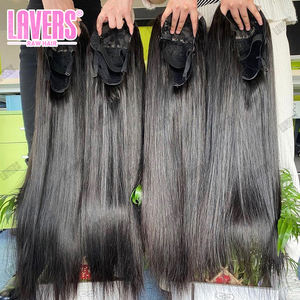 30英寸预拔高清蕾丝假发，生人发瑞士高清蕾丝假发，预拔漂白结人发全蕾丝假发 - Product Image 5