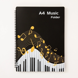 Wholesale Custom Printed <b>A4</b> Coil‑Bound Music <b>Folder</b> Waterproof Sheet Music Organizer For Music School Musician Supplies - Product Image 1