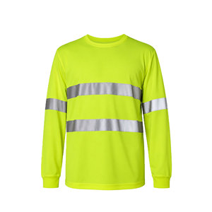 Chemises de travail de construction réfléchissantes à manches longues Dry Fit pour les travailleurs de la construction, <span class=keywords><strong>orange</strong></span>, avec logo - Product Image 3