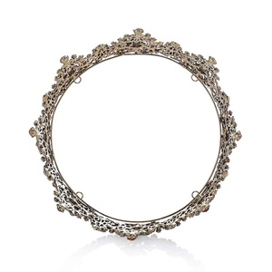 Couronne de reine multicolore pour femmes, bijoux en pierres précieuses, strass multicolores, Baroque, tiare, de mariage - Product Image 4