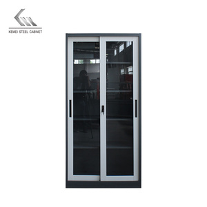 Armoires de présentation <span class=keywords><strong>en</strong></span> <span class=keywords><strong>métal</strong></span> à 2 portes <span class=keywords><strong>pas</strong></span> chères avec 2 portes coulissantes <span class=keywords><strong>en</strong></span> verre, <span class=keywords><strong>armoire</strong></span> de classement <span class=keywords><strong>en</strong></span> gros - Product Image 2