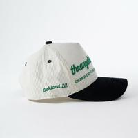 Hoge Kwaliteit 3d Honkbalhoeden Op Maat Gemaakte Baseballpet 5 Panel Gestructureerd Twee Tone Corduroy Cap Team Baseball