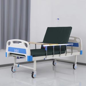 سرير مستشفى معدني أحادي الذراع من LK Medical مع شهادة CE وISO وضمان لمدة عامين للاستخدام المنزلي والجراحي ووحدة العناية المركزة - Product Image 1