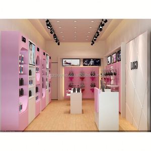 Ideas de diseño de tienda al por mayor, mueble de vitrina, decoración de tienda de cosméticos para pequeña tienda de cosméticos - Product Image 4