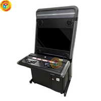 Machine de jeu d'arcade en métal pour 2 joueurs, écran HD 32 pouces, console de jeu vidéo rétro de combat à monnayeur, plus de 5000 jeux, usage domestique et commercial