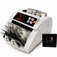 Machine à compter les billets H-A16, détection UV/MG/IR, reconnaissance automatique des devises, 1100 pièces/min |   Affichage LCD en mode batch pour compteur de monnaie