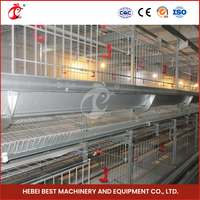 Cages à poulets fantaisie en Chine Fournisseur de cages à borier automatiques à cadre en H Cages à poulets de chair automatiques à 4 niveaux en gros