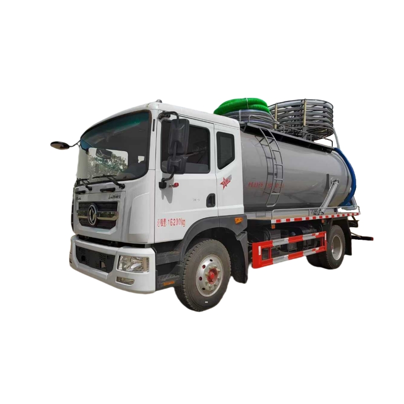 Hot Sale Dongfeng Duolika D9 11000L 11m³ 3000gallons 7.5 Meters Long Euro3 Euro 5 Hydraulic Reel Sewage Suction Truck