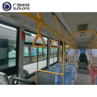Bus électrique Sunlong de 10,5 mètres, nouvelle énergie, conduite à gauche, 21-40 places, transmission automatique, Euro 6, grande autonomie, vitesse maximale de 51-70 km/h
