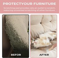 Grand grattoir pour chat en carton ondulé réversible, grand format, pour chats d'intérieur, usage quotidien, fournitures pour animaux de compagnie