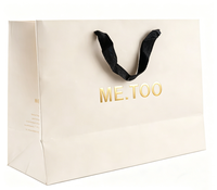 Sacs en papier réutilisables Ching TA avec votre propre logo, impression couleur Pantone et revêtement UV pour sacs de shopping haut de gamme