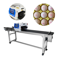 Imprimante jet d'encre industrielle haute précision pour coquilles d'œufs, imprimante de codage d'œufs multicolore, machine automatique d'impression de date sur œufs