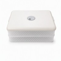 Stapelbare voedselbewaarbox met datumtracker deksel, meerlaags plastic opbergdoos voor dumplings, groenten, fruit, koelkast, vriezer, injectie.