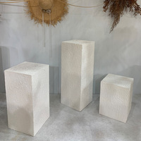 Table à dessert pliante, colonne, allée, socle, support à gâteau pour décoration de mariage