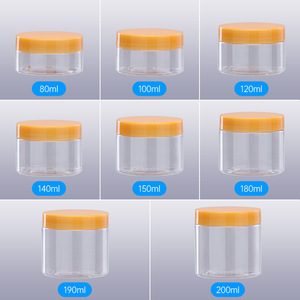 Nhựa lon 1oz 2oz 4oz 6oz 8oz 10oz 12oz 16oz Vòng lọ nhựa có nắp đậy - Product Image 5