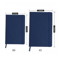 Carnet personnalisé avec fermeture à sangle, porte-stylo, couverture en PU, cadeaux promotionnels personnalisés, papeterie de bureau