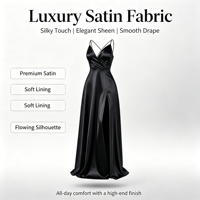 Robe de soirée longue en satin pour femme, à fines bretelles, col en V, avec traîne et fente haute, pour soirée formelle ou demoiselle d'honneur, multicolore