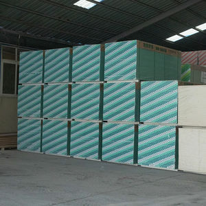 Plaque de plâtre en gypse de haute qualité, résistante à l'humidité et au feu, pour les systèmes de plafond, les cloisons et les applications de placage sec - Product Image 2