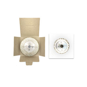 M14フランジ付き大理石セラミック用電気メッキ両面三角形ダイヤモンド切断研削ディスク鋸刃 - Product Image 5