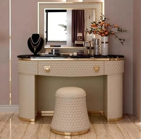 Table de maquillage avancée multifonctionnelle et coiffeuse