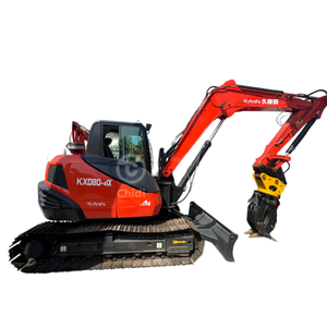 Excavadora de cadenas Kubota KX080-4α de alto rendimiento, motor duradero en perfecto estado, equipo pesado en venta KX155 KX163-5 KX165 - Product Image 1