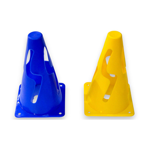 Conos de señalización en forma de S de PE, conos de entrenamiento de agilidad duraderos para fútbol, entrenamiento deportivo, ejercicios de velocidad y práctica. - Product Image 1