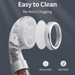 Soffioni doccia <span class=keywords><strong>a</strong></span> <span class=keywords><strong>risparmio</strong></span> <span class=keywords><strong>idrico</strong></span> con 3 modalità di uscita per soffioni doccia ad alta pressione - Product Image 3