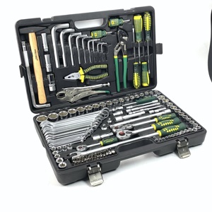 ชุดเครื่องมือ135ชิ้นสำหรับซ่อมบ้านทั่วไปพร้อมกล่องเก็บแบบพกพา - Product Image 5