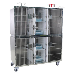 Mt Medische Huisdierenkliniek Veterinaire Behandeling Roestvrijstalen Kattenkooi Voor Dieren - Product Image 1