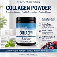 Fabricant de poudre de peptides de collagène OEM, marque privée, collagène hydrolysé de type 1 et 3, pour adultes, soutien personnalisé pour la peau, les cheveux, les ongles et les articulations