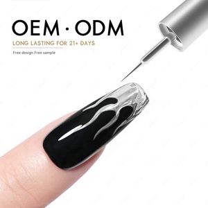 Paquete de 2 Geles Metálicos para <span class=keywords><strong>Uñas</strong></span> con Efecto Espejo, Delineador Profesional con Efecto de Hilo Dorado y Plateado - Product Image 3