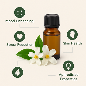 Aceite de Jazmín Grandiflora Puro y Natural, Aceite Floral para Piel, Cabello, Perfume y Aromaterapia, Suministro al por Mayor - Product Image 3