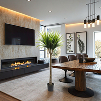 Arbre artificiel en plastique haut de gamme en pot, aspect réaliste, pour usage intérieur/extérieur - Durable et écologique