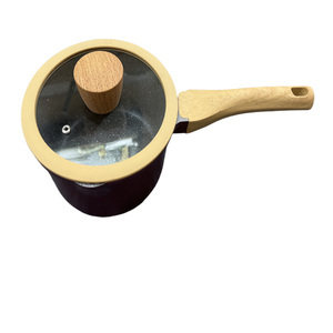 高品質10点セット モダンデザイン アルミ合金製調理器具セット ノンスティックマーブルコーティング 環境に優しいガラス/シリコン製蓋付き ホット - Product Image 2