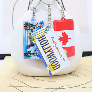 <span class=keywords><strong>Barcelona</strong></span> España recuerdo llavero de Metal Logotipo de Metal llavero personalizado llavero de lujo arma modelo de pistola Metal logotipo personalizado - Product Image 3