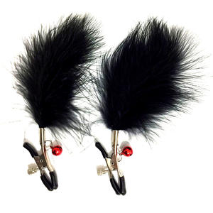 Clip per Capezzoli SM Bell Milk Feather Sexy, Giocattoli per Coppie, Giochi di Passione per Uomini, Clip Yin, Stimolazione Capezzoli, Zesi R12 - Product Image 4