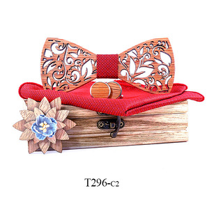<span class=keywords><strong>Noeud</strong></span> papillon en <span class=keywords><strong>bois</strong></span> de haute qualité avec ensemble de broches pour hommes Noeuds papillon en <span class=keywords><strong>bois</strong></span> pour hommes pour cadeau de mariage - Product Image 2