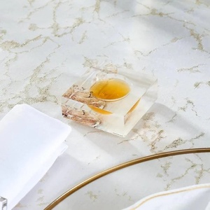 Water dale Sammlung Rosh Has hanah Judaica Personal Painted Gold Mini Honey Dish - Product Image 3