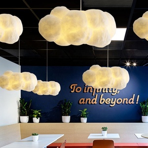 2023 nouvelle lampe suspendue créative en nuage pour salle à manger, lampe suspendue en nuage blanc pour <span class=keywords><strong>restaurant</strong></span> - Product Image 6