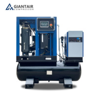 Compresseur d'air industriel tout-en-un à vis IP54 20HP 15kW 20 bars pour machine de découpe laser