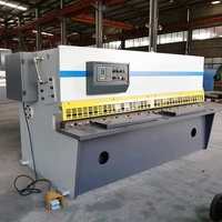 Cisaille hydraulique CNC QC12Y 3200mm E21S pour tôles de 6mm, machine à découper à poutre oscillante pour tôles d'acier