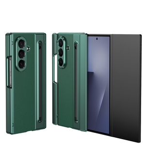 Étui de téléphone pliable à trois volets avec <span class=keywords><strong>protection</strong></span> double charnière et emplacement pour stylo pour Samsung Galaxy Z Étui pliable à trois volets - Product Image 3