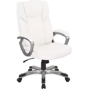 Free Samples 2024 Luxury Leather Rotary Manager Interior Office Chair